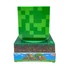 Kép 6/7 - Minecraft Creeper 3D éjszakai lámpa és ébresztőóra