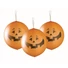 Kép 1/3 - Halloween Tök Pumpkin léggömb, lufi 3 db-os 18 inch (45 cm) szalaggal