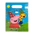 Kép 1/3 - Peppa malac Party műanyag ajándéktasak, ajándékzacskó 10 db-os