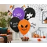 Kép 2/3 - Halloween Happy léggömb, lufi 5 db-os 12 inch (30 cm)