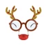 Kép 1/3 - Szarvas Reindeer szemüveg piros orral