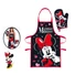 Kép 2/3 - Disney Minnie Smooch női kötény 2 darabos szett