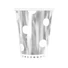 Kép 1/2 - Ezüst B&C Polka Dots Silver papír pohár 6 db-os 266 ml
