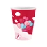 Kép 1/3 - Szerelem Love Is In The Air Red papír pohár 6 db-os 250 ml