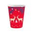 Kép 1/2 - Karácsonyi Let It Snow papír pohár 6 db-os 250 ml