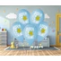 Kép 2/3 - Born to Shine Blue léggömb, lufi 5 db-os 13 inch (33 cm)