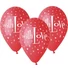 Kép 1/2 - With Love léggömb, lufi 5 db-os 12 inch (30 cm)