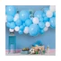 Kép 2/4 - Kék Baby Blue léggömb, lufi girland szett 65 db-os