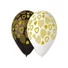 Kép 1/2 - Golden Hearts, Szív léggömb, lufi 5 db-os 13 inch (33 cm)