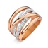 Kép 1/2 - Victoria Rose gold színű fehér köves gyűrű