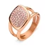 Kép 1/2 - Victoria Rose gold színű rózsaszín köves gyűrű