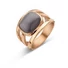 Kép 1/2 - Victoria Rose gold színű fekete köves gyűrű