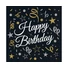 Kép 1/3 - Happy Birthday B&C szalvéta 20 db-os 33x33 cm
