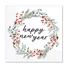 Kép 1/2 - Happy New Year Wreath szalvéta 20 db-os 33x33 cm FSC