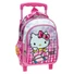 Kép 1/3 - Hello Kitty Good Vibes gurulós ovis hátizsák, táska 30 cm