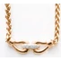 Kép 2/3 - Victoria Rose gold színű fehér köves nyaklánc