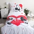 Kép 2/5 - Disney Mickey, Minnie Love ágyneműhuzat 140×200cm, 70×90 cm
