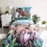 Kép 2/8 - Jurassic World Roar sötétben világító ágyneműhuzat 140×200cm, 70x90 cm
