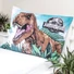 Kép 6/8 - Jurassic World Roar sötétben világító ágyneműhuzat 140×200cm, 70x90 cm