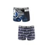 Kép 1/4 - Bosszúállók Captain America Blue férfi boxeralsó 2 darab/csomag L