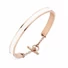 Kép 1/3 - Victoria Rose gold színű fehér mintás karkötő