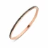 Kép 1/3 - Victoria Rose gold színű fekete köves karkötő