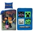 Kép 1/4 - Minecraft Steve and Alex ágyneműhuzat és polár takaró szett