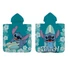 Kép 2/2 - Disney Lilo és Stitch, A csillagkutya Surf strand törölköző poncsó 60x120 cm