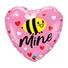 Kép 1/2 - Szerelem Bee Mine fólia lufi 46 cm