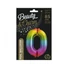 Kép 4/4 - Szivárvány Rainbow 0-ás szám fólia lufi 85 cm