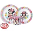 Kép 2/2 - Disney Minnie Spring étkészlet, micro műanyag szett bögrével 265 ml