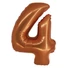 Kép 1/2 - Réz 4-es Copper szám fólia lufi 76 cm