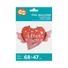 Kép 2/2 - I love You Wings fólia lufi 68 cm