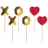 Kép 1/2 - Szerelem XOXO díszítő pálca 6 db-os