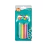 Kép 2/2 - Színes Jumbo Colourful tortagyertya, gyertya szett 12 db-os