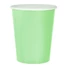 Kép 1/2 - Zöld Solid Mint papír pohár 14 db-os 270 ml