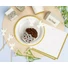 Kép 2/2 - Arany Gold Celebrate papírtányér 6 db-os 18 cm