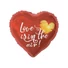 Kép 1/3 - Szerelem Love Is In The Air fólia lufi 37 cm