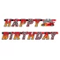 Kép 1/2 - Autóverseny Race Happy Birthday papír felirat 220 cm