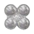 Kép 1/2 - Silver, Ezüst léggömb tartó 90 cm (WP)