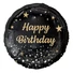 Kép 1/2 - Happy Birthday Black fólia lufi 36 cm