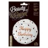 Kép 2/2 - Happy Birthday B&C White fólia lufi 36 cm