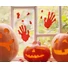 Kép 3/3 - Halloween Véres kéznyom Bloody zselés ablak matrica szett