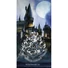 Kép 1/3 - Harry Potter Hogwarts fürdőlepedő, strand törölköző 70x140cm (Fast Dry)