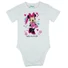 Kép 1/3 - Disney Minnie rövid ujjú babal body fehér