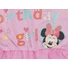 Kép 2/3 - Disney Minnie lányka szülinapos rövid ujjú kombidressz rózsaszín