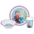 Kép 1/2 - Disney Jégvarázs Enchanted étkészlet, micro műanyag szett Dobozban
