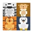 Kép 1/3 - Állatos Zoo szalvéta 20 db-os 33x33 cm FSC