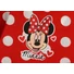 Kép 2/5 - Pöttyös, pörgős kislány nyári ruha fehér masnival, Minnie egérrel