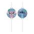 Kép 1/3 - Disney Lilo és Stitch, A csillagkutya Angel papír szívószál, 4 db-os szett FSC